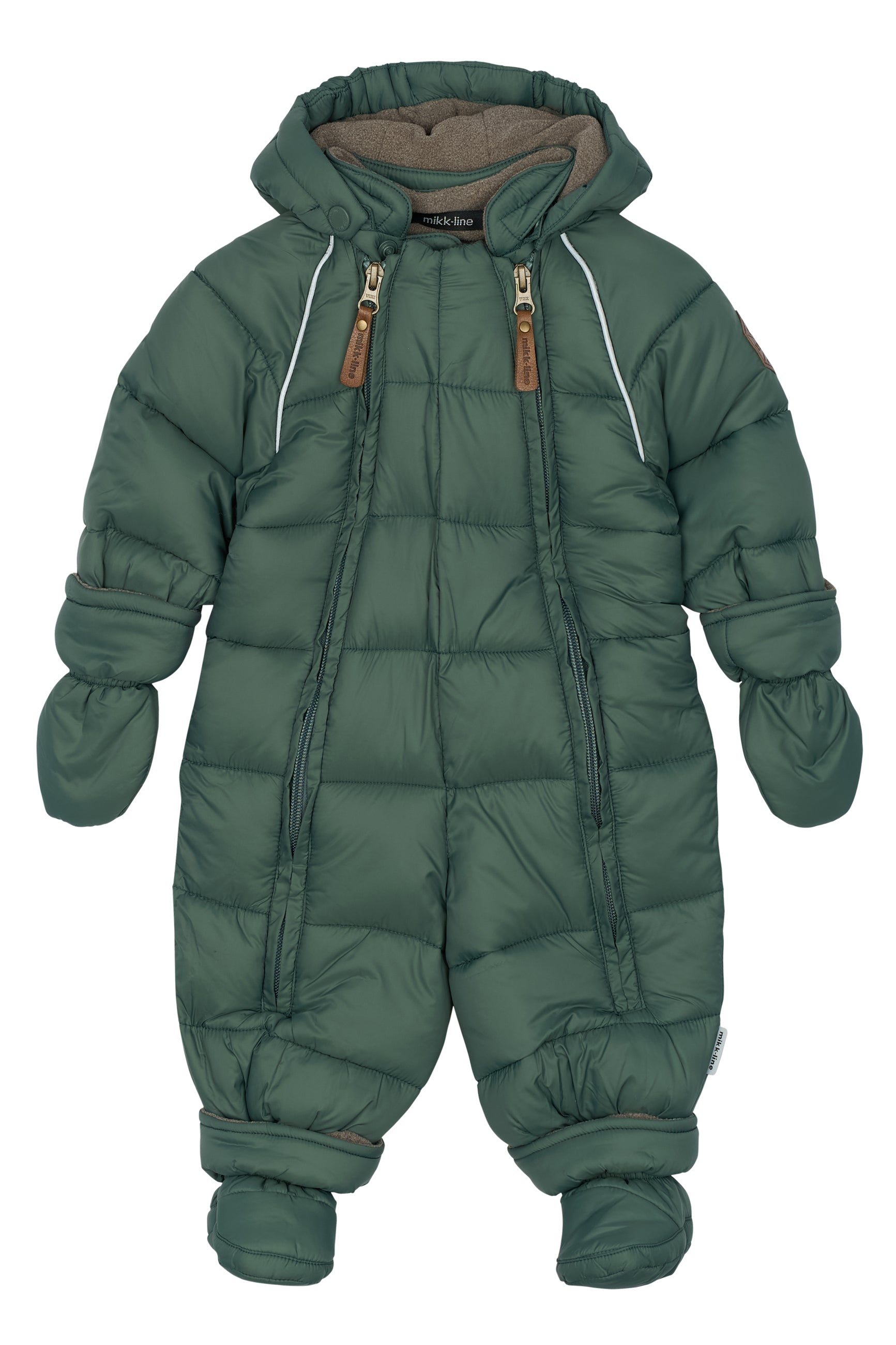 Mikk-Line - Baby Flyverdragt Puffer - Balsam Green