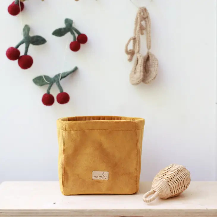Babyly - Opbevaringskasse - Small - Sennep
