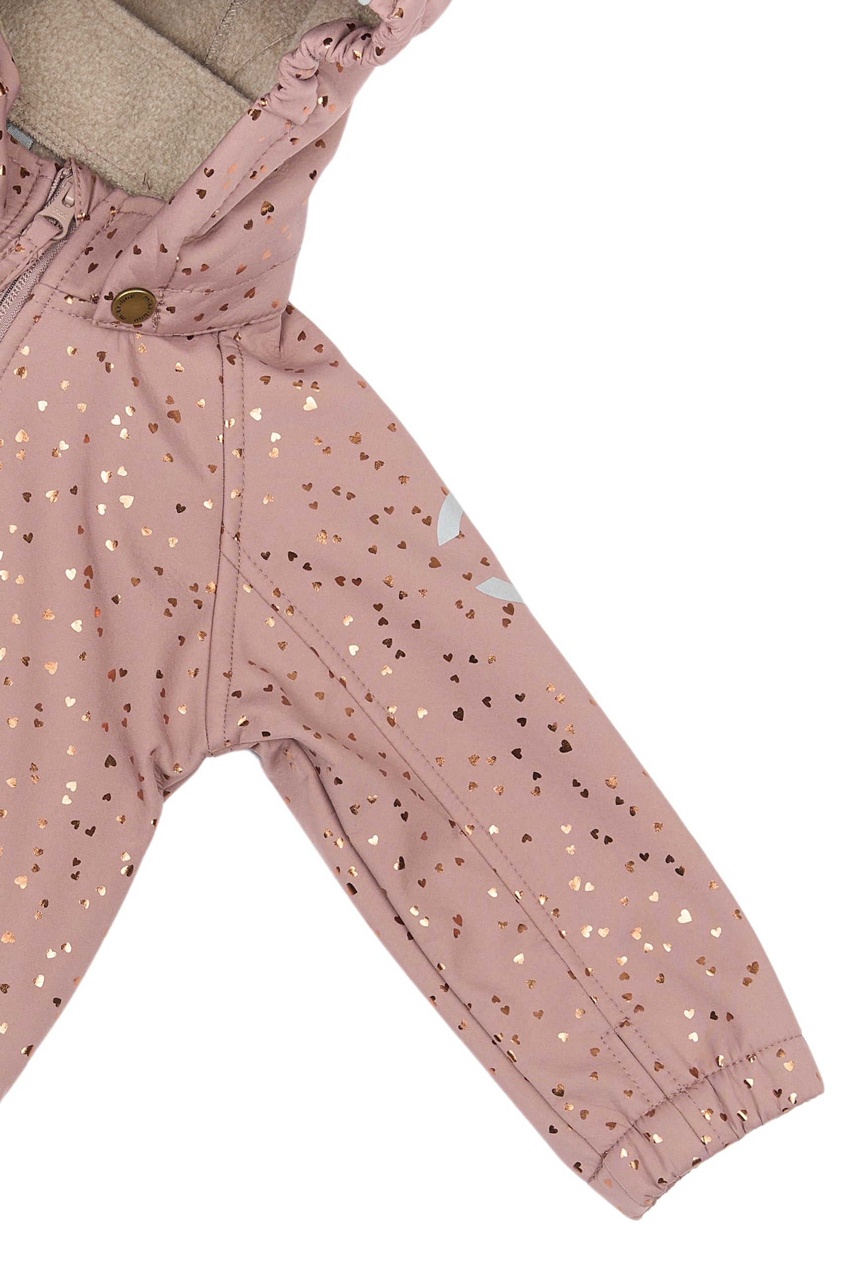 Mikk-Line - Softshell Suit - Twilight Mauve m. hjerter