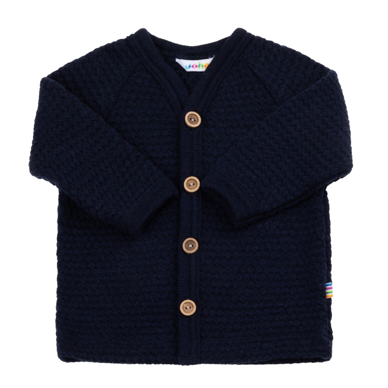 JOHA - Cardigan i uld - Navy