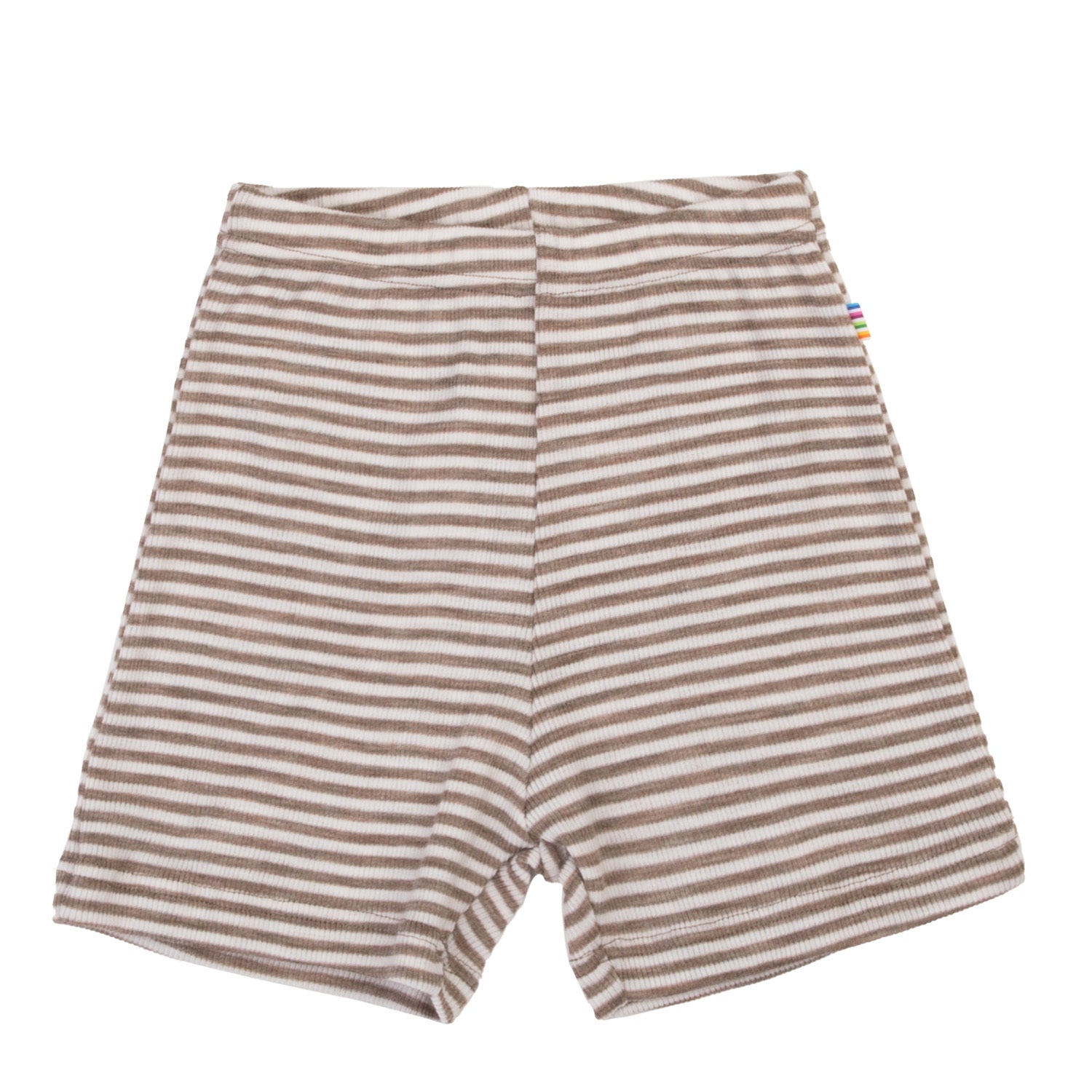 JOHA SS26 Special - Shorts, Uld/silke - Beige/stribet