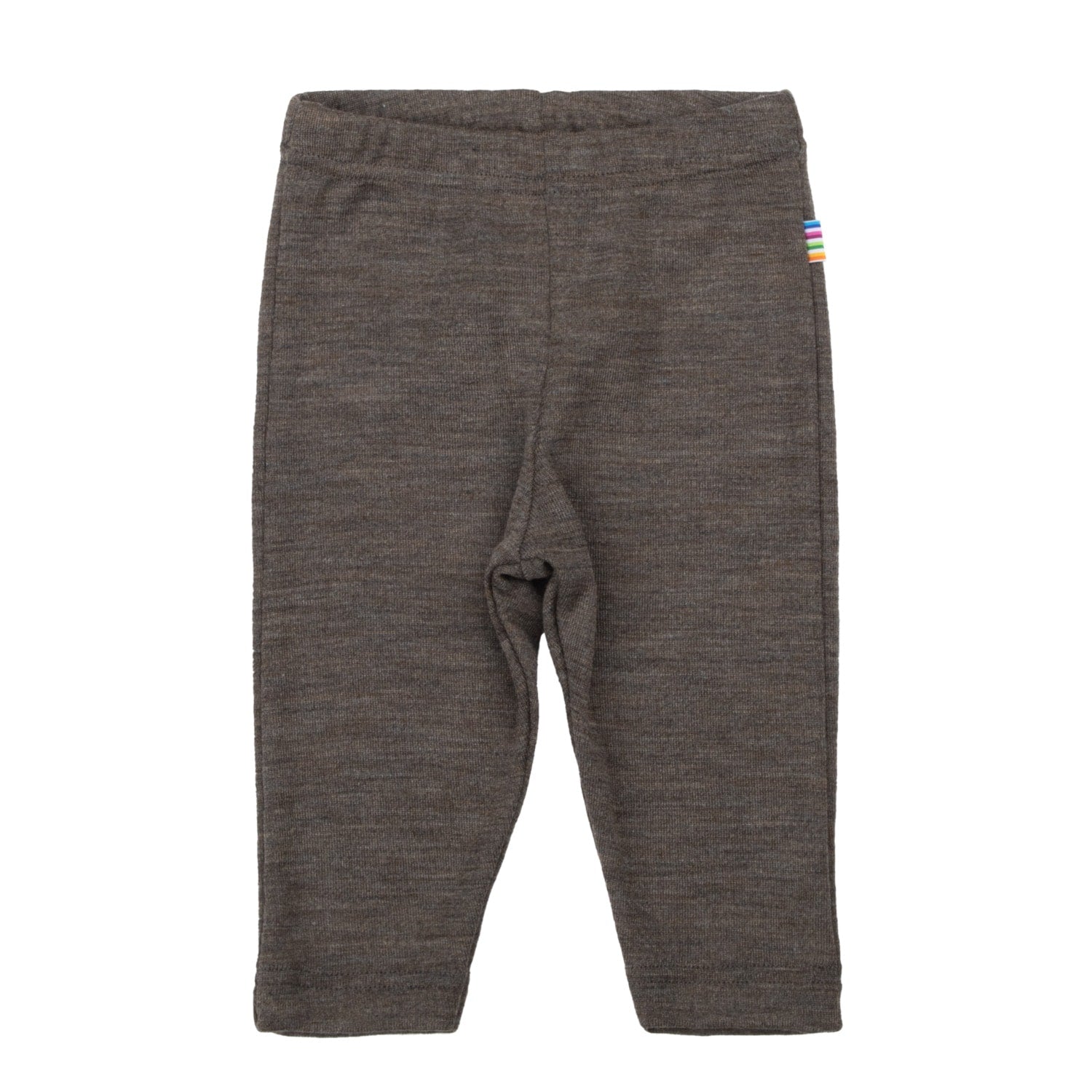 JOHA - Leggings, Wool/silk - Brown Melange