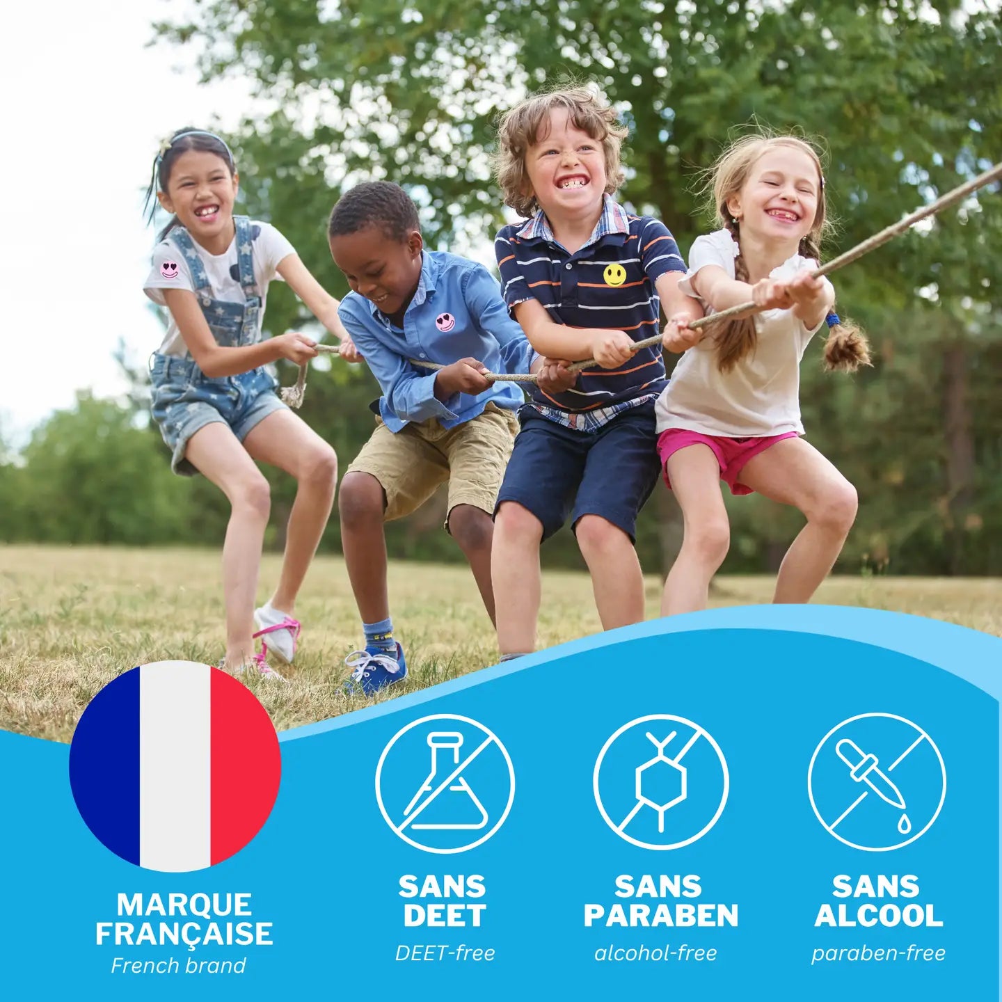 Little Rituel - 100% natural mosquito patch - 90 units - smileys