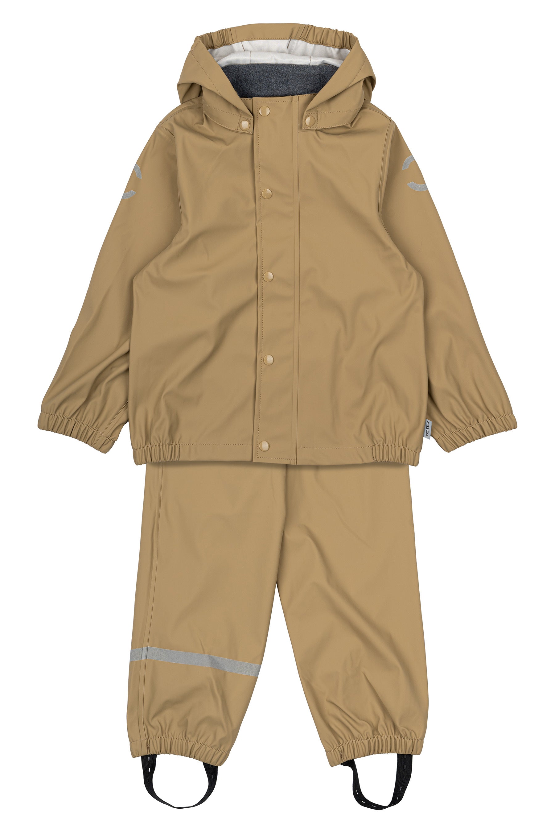 Mikk-line - Rainwear - set with suspenders - Recycled - Kelp
