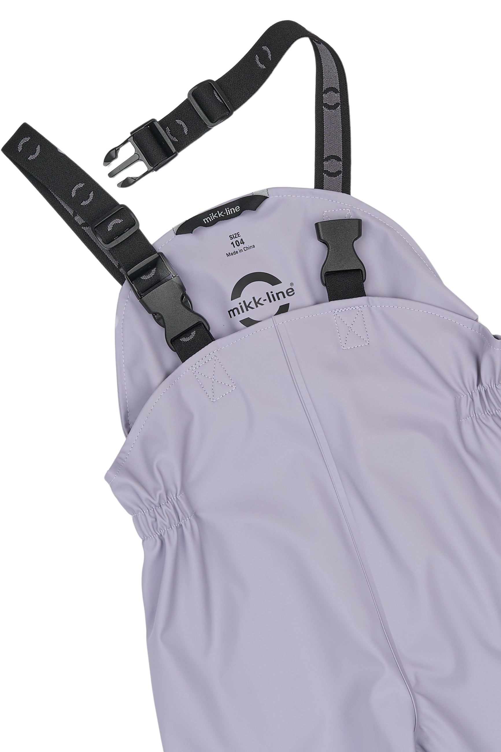 Mikk-line - Rainwear - Set with Suspenders - Recycled - Lavender Grey