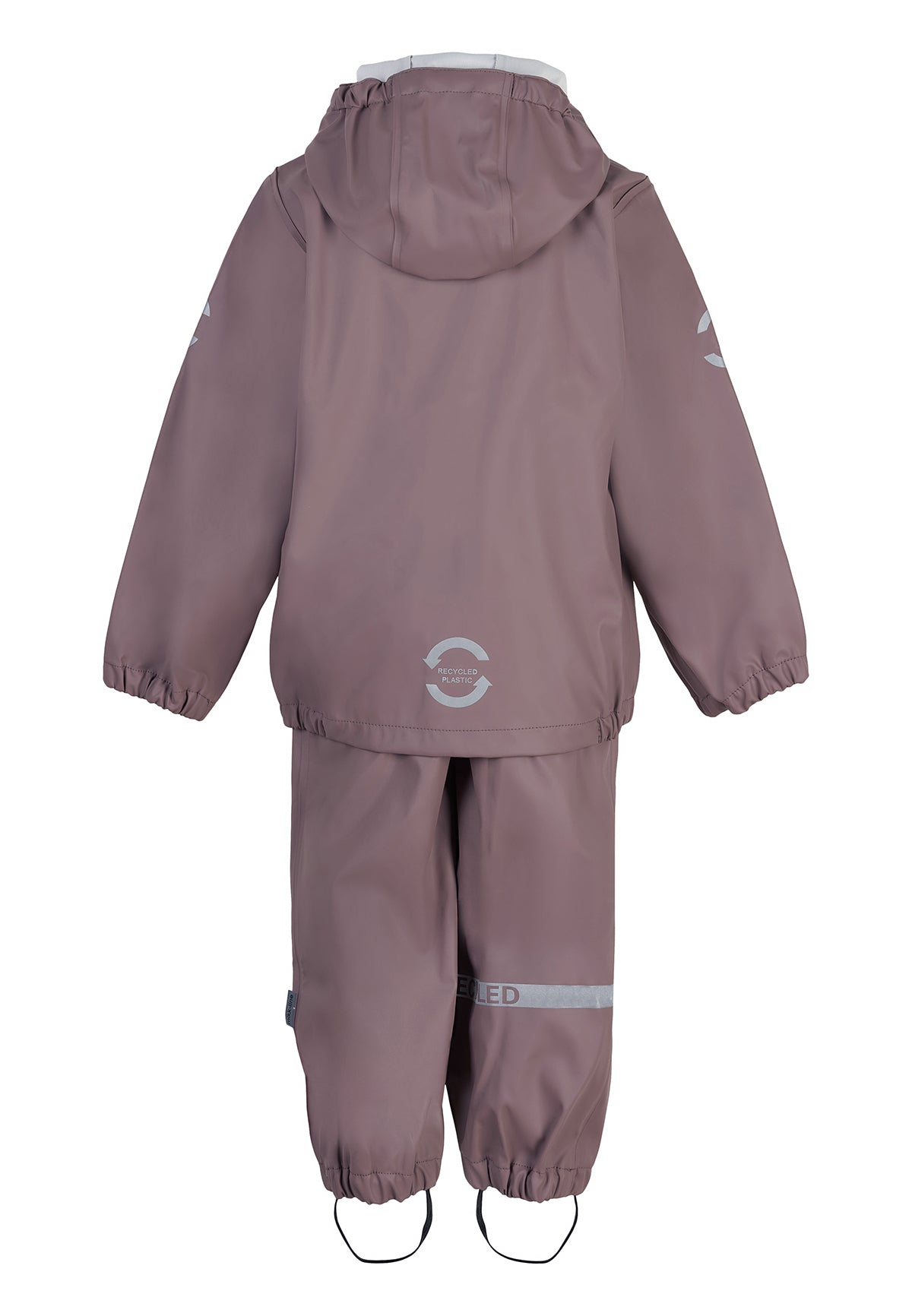 Mikk-line - Regntøj - sæt m.seler - Recycled - Twilight Mauve