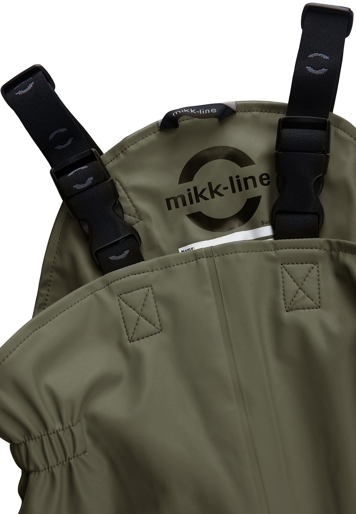Mikk-line - Regntøj - sæt m.seler - Recycled - Dusty Olive