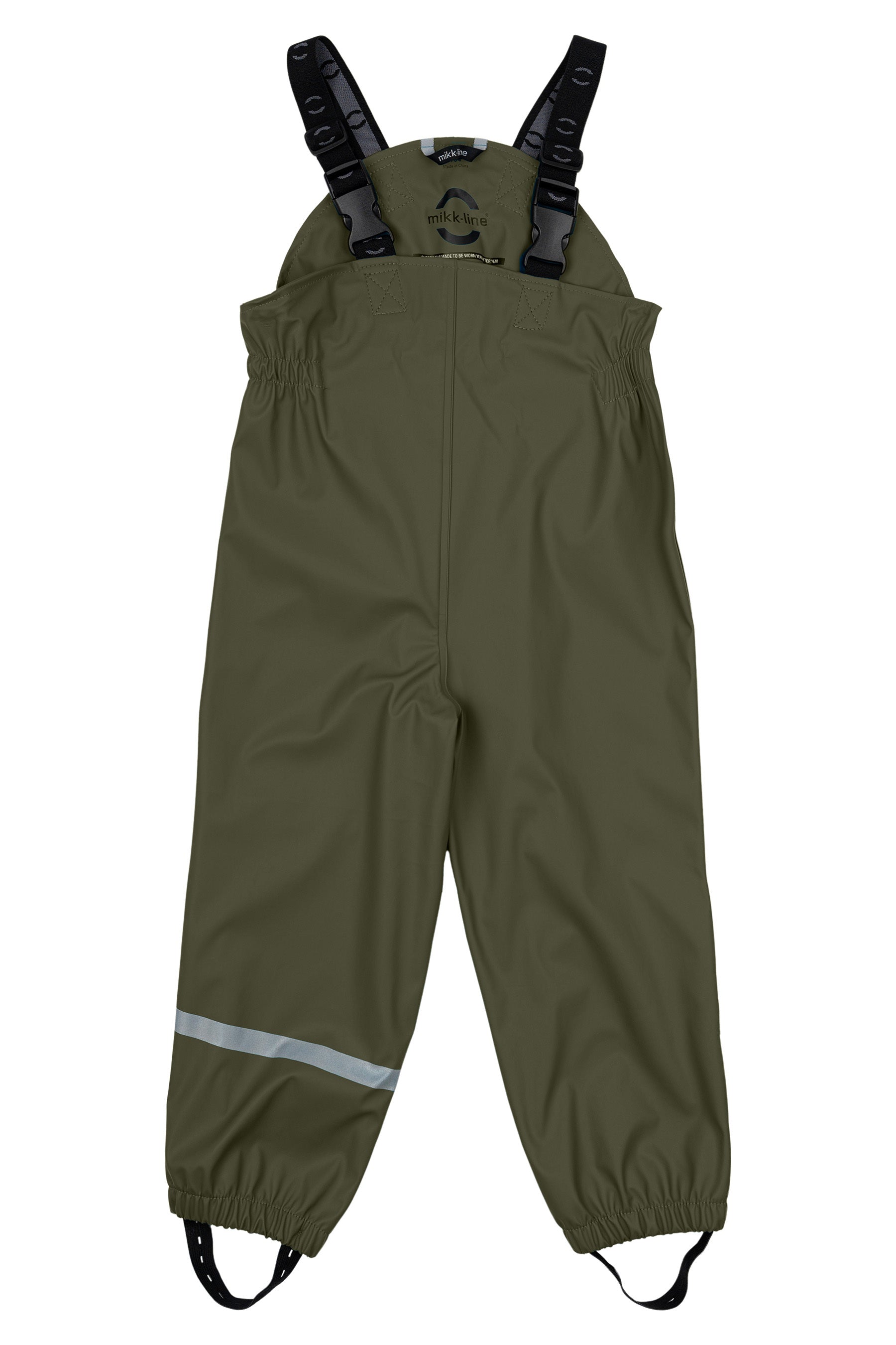 Mikk-line - Regntøj - sæt m.seler - Recycled - Dusty Olive
