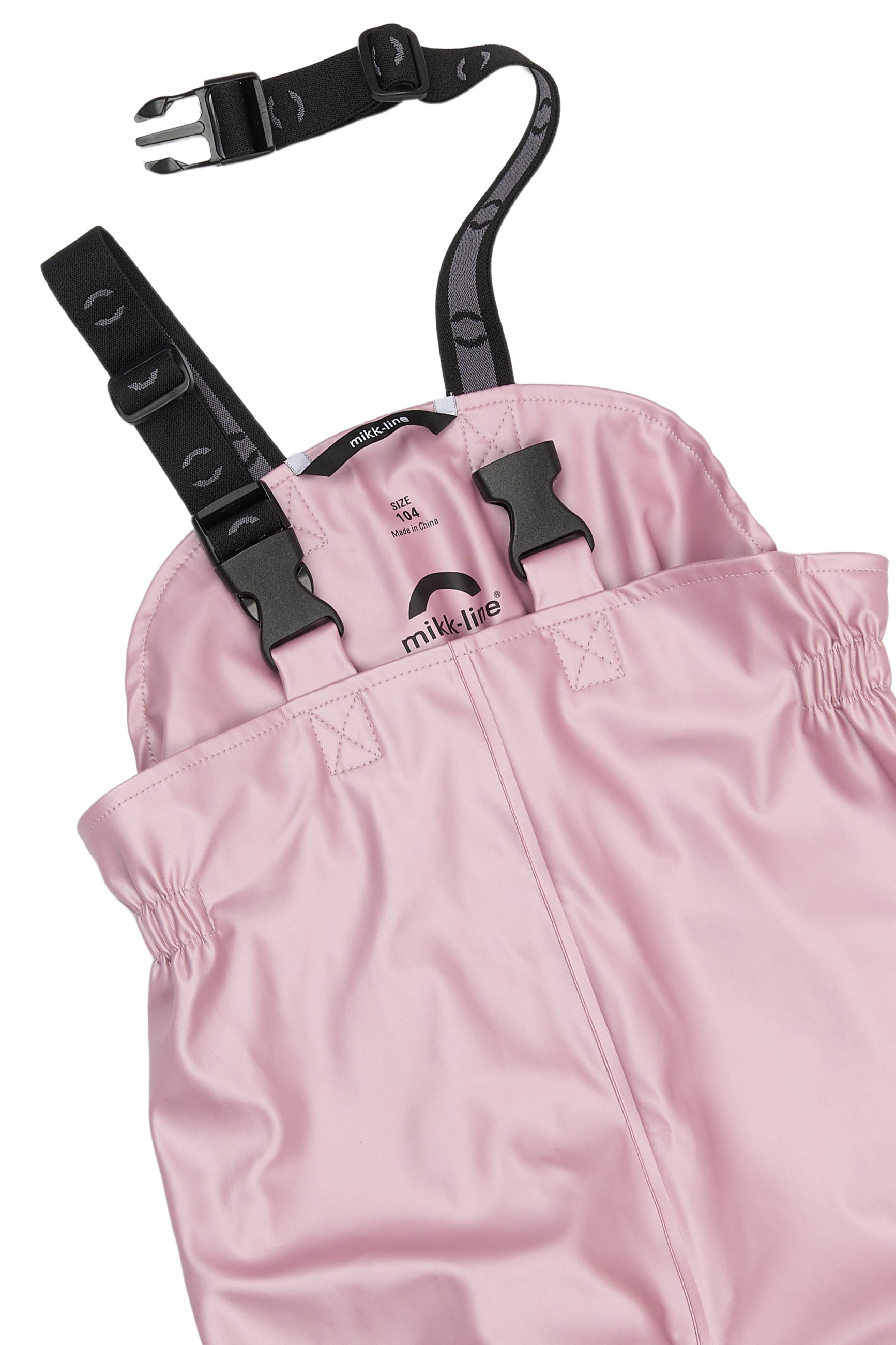 Mikk-line - Rainwear - set with suspenders - Metallic - Mauve Shadows