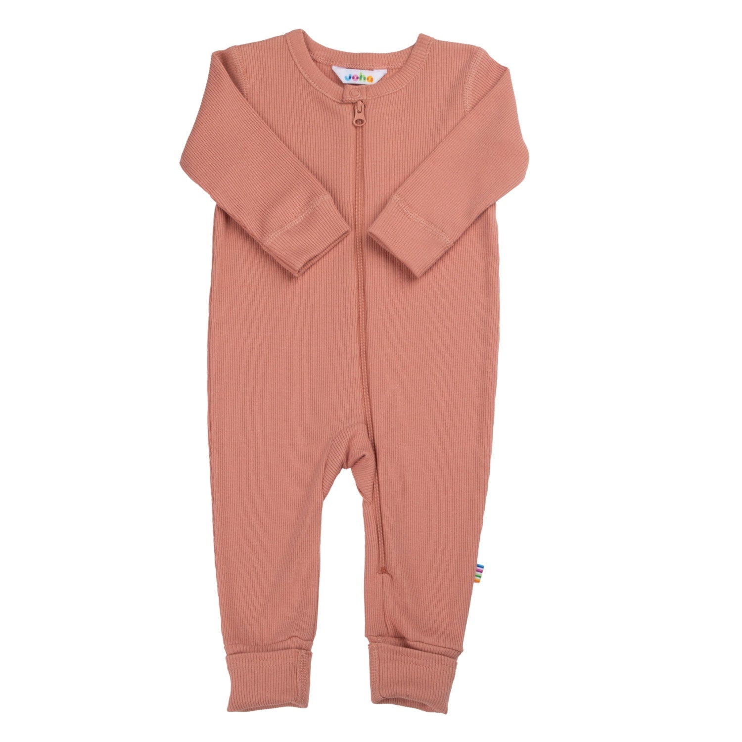 JOHA - Natdragt 2in1 fod, 100% økologisk bomuld - Rosa/laks
