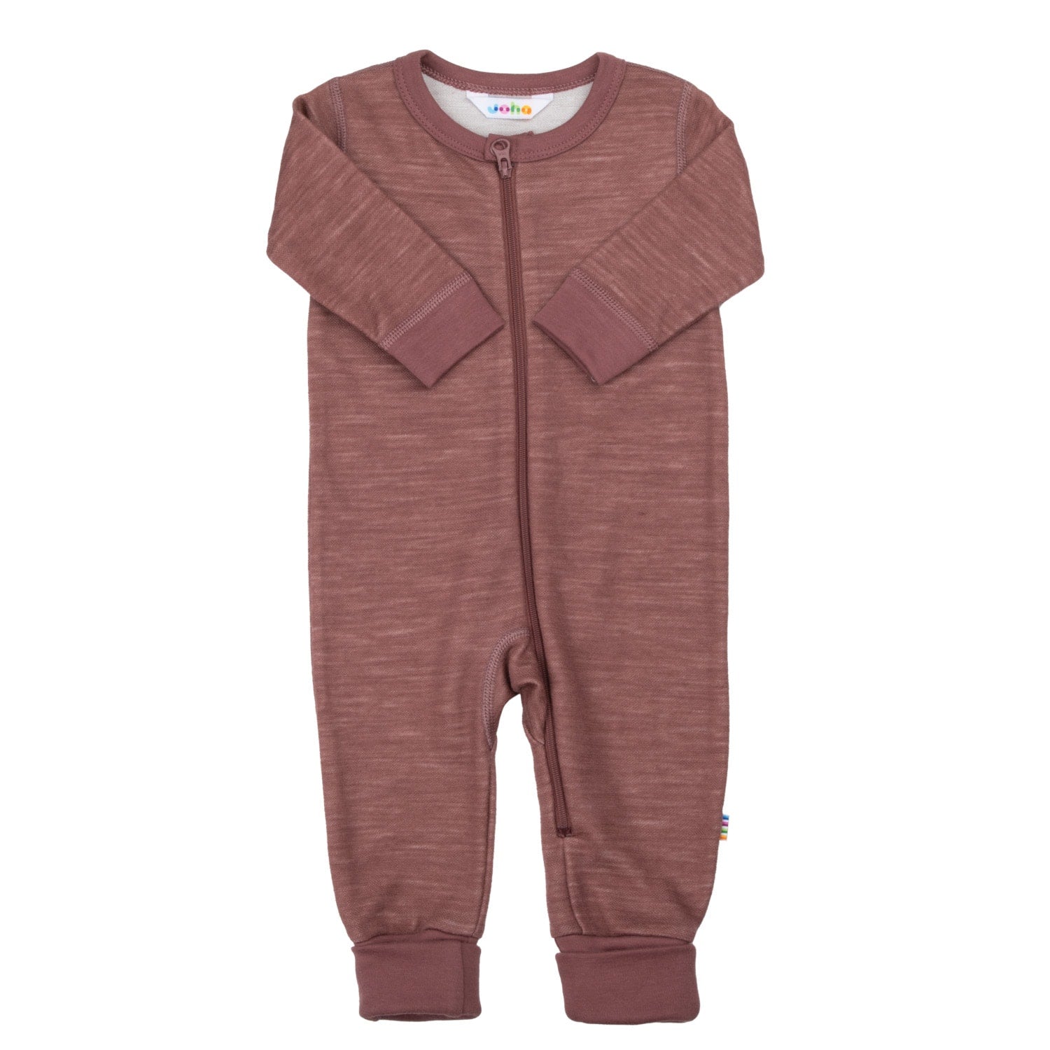 JOHA - Sleepsuit 2in1 foot, Wool/Bamboo - Peach