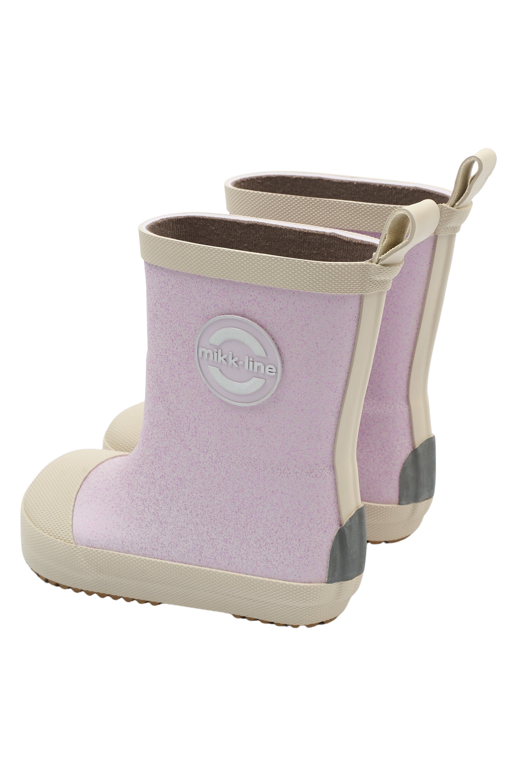 Mikk-Line - Gummistøvler Glitter - Bearfoot - Thistle