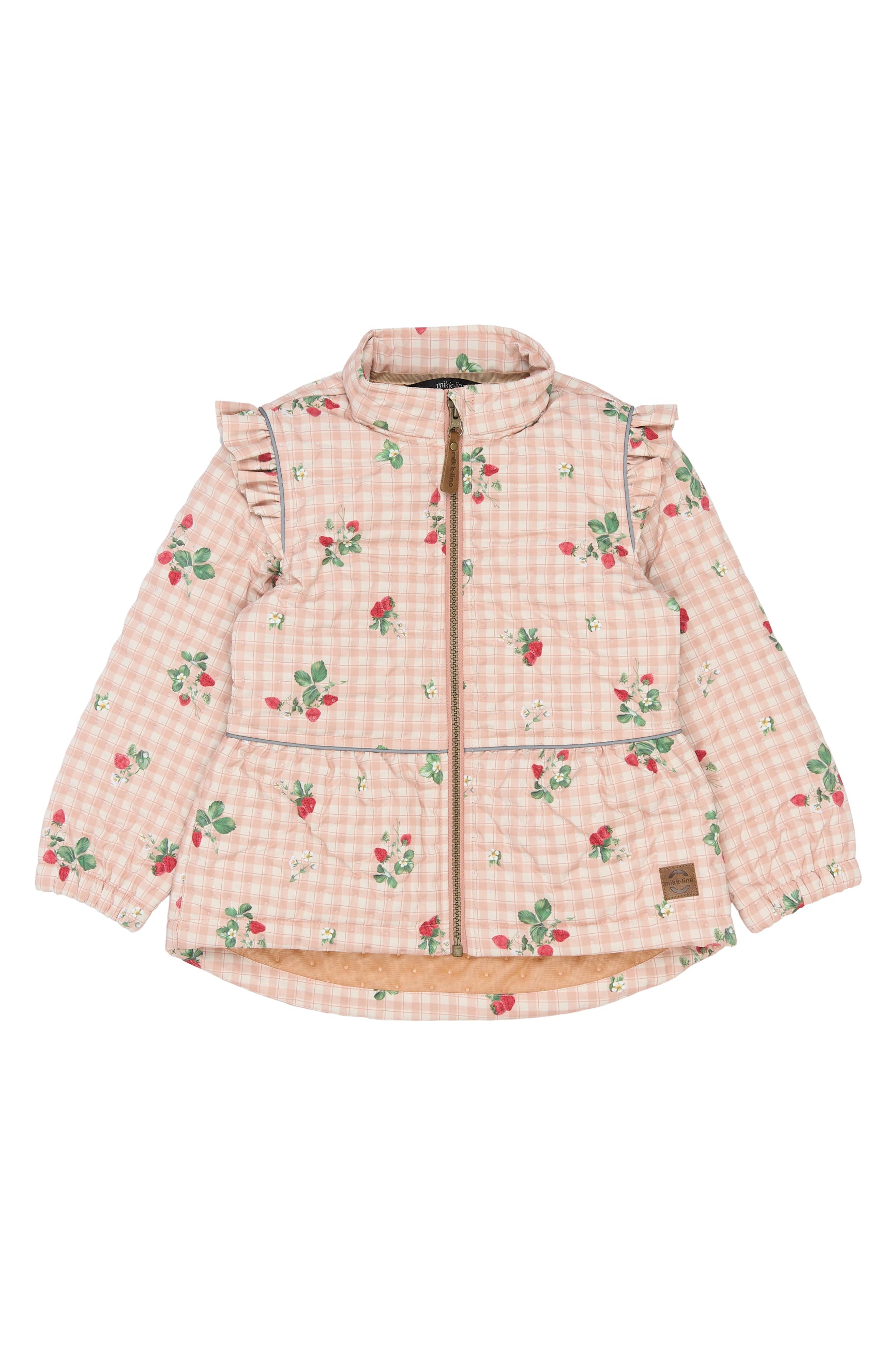 Mikk-line - Thermo Set w. Ruffles - Strawberry