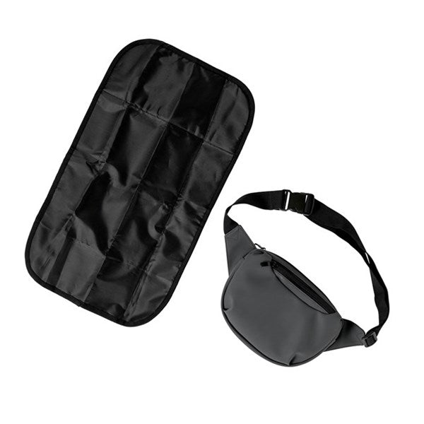 Changing bag Mini by BabyDan, grey – Fanny Pack changing bag with changing mat