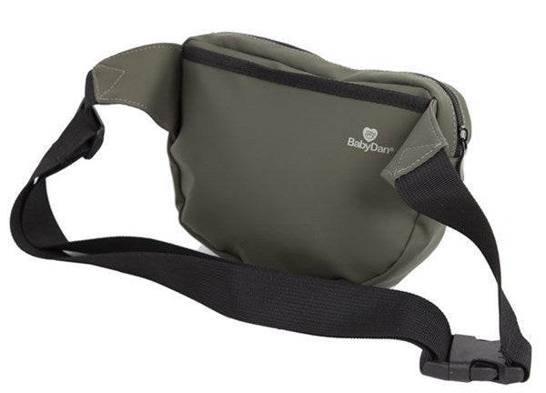 Changing bag Mini by BabyDan, grøn _x0096_ Fanny Pack pusletaske med underlag
