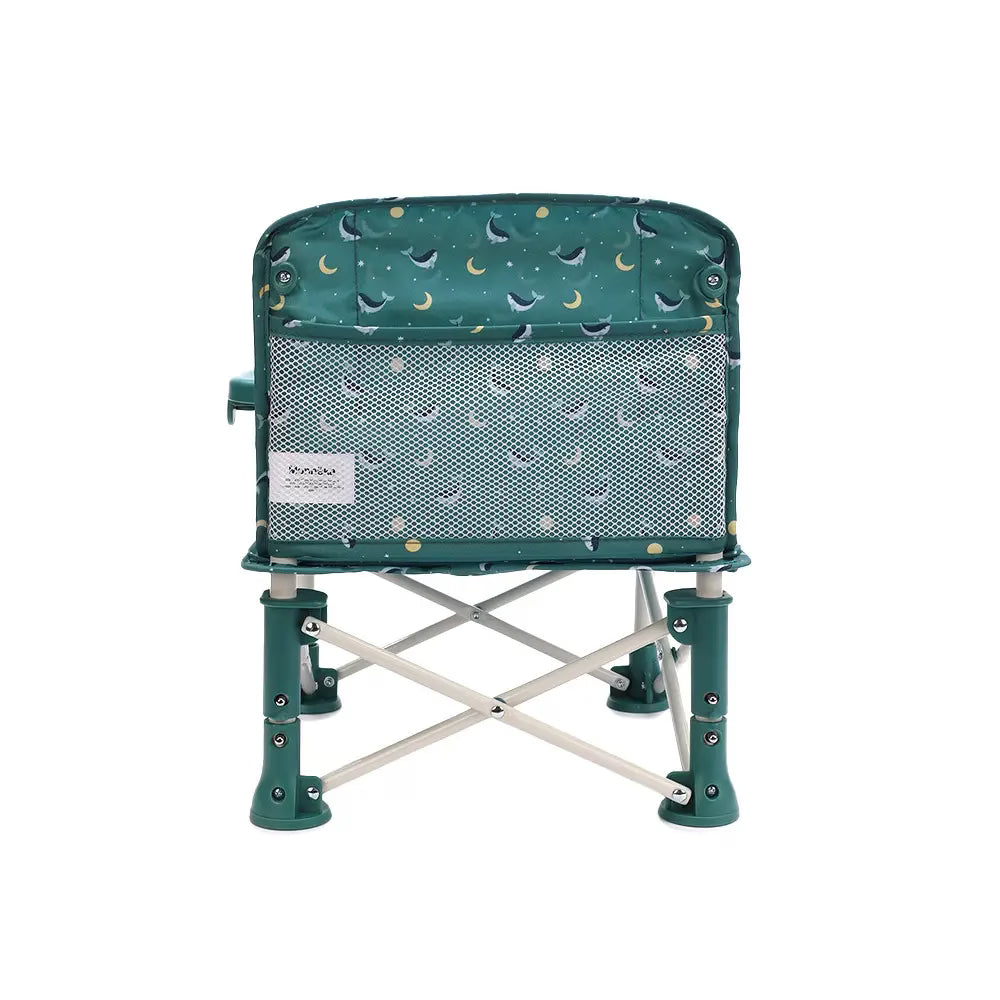 Tutete - Foldable Children's Chair - Whales Teal