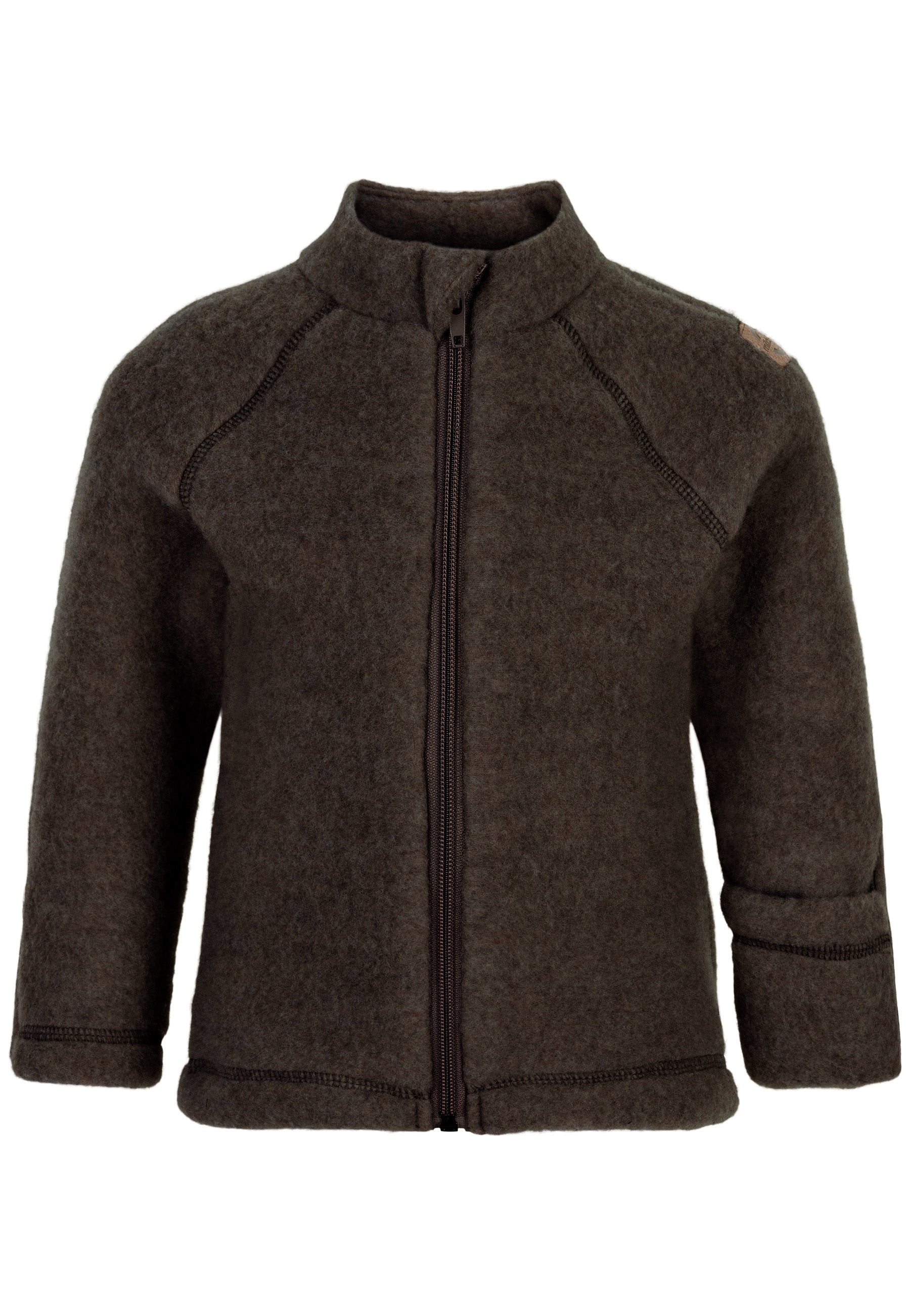 Mikk-line - Uld jakke - Dark Brown Melange