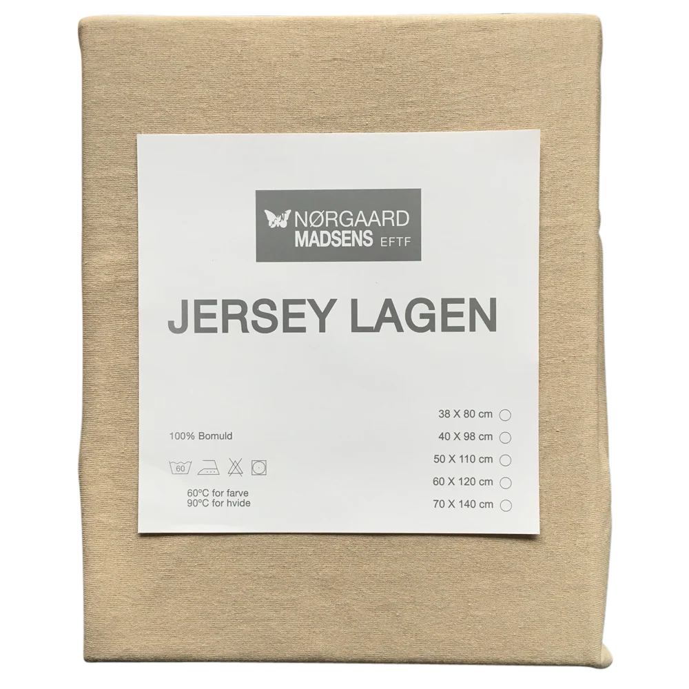 Nørgaard Madsens - Jersey lagen - Sand