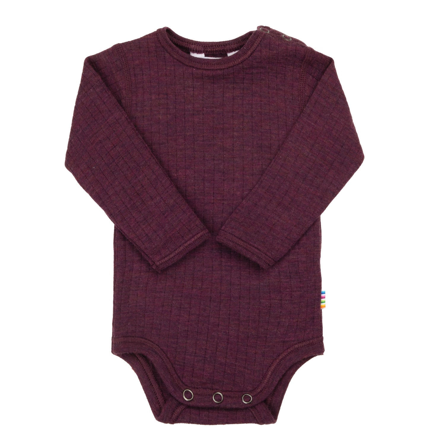 JOHA - Body w. long sleeves, wool - Plum