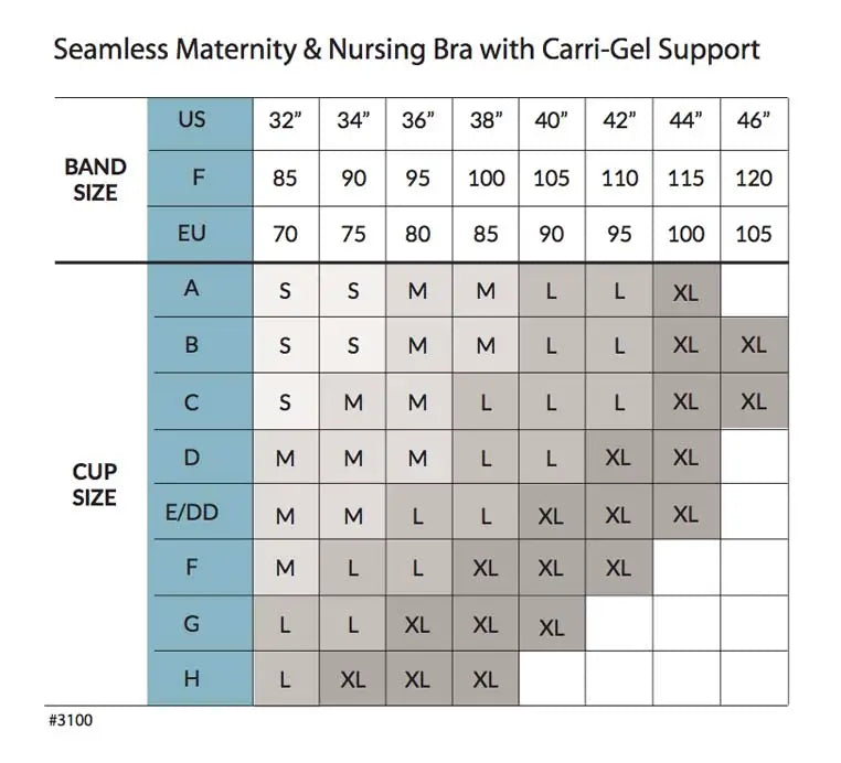 Carriwell - Amme BH m Gel support - Honning