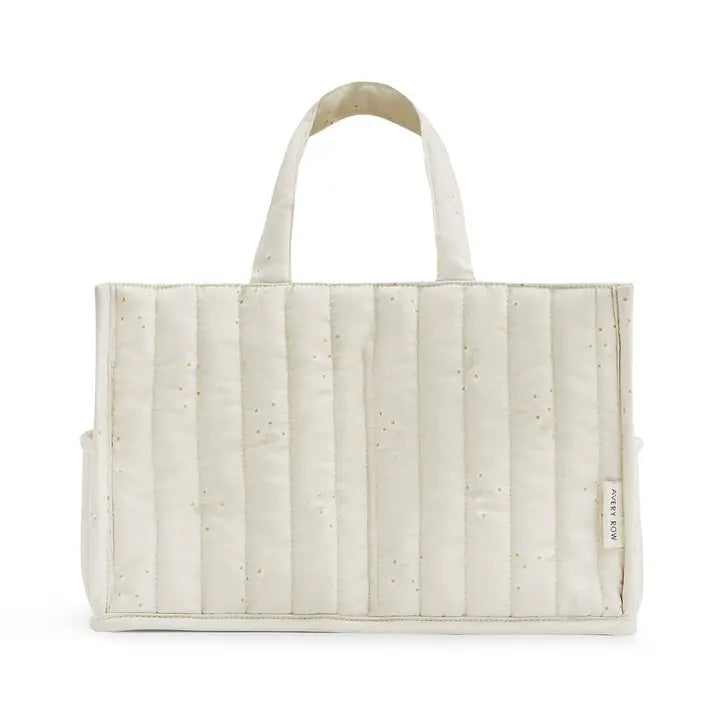 Avery Row - Fabric Basket for Changing Table and Nursing - Wild Chamomile