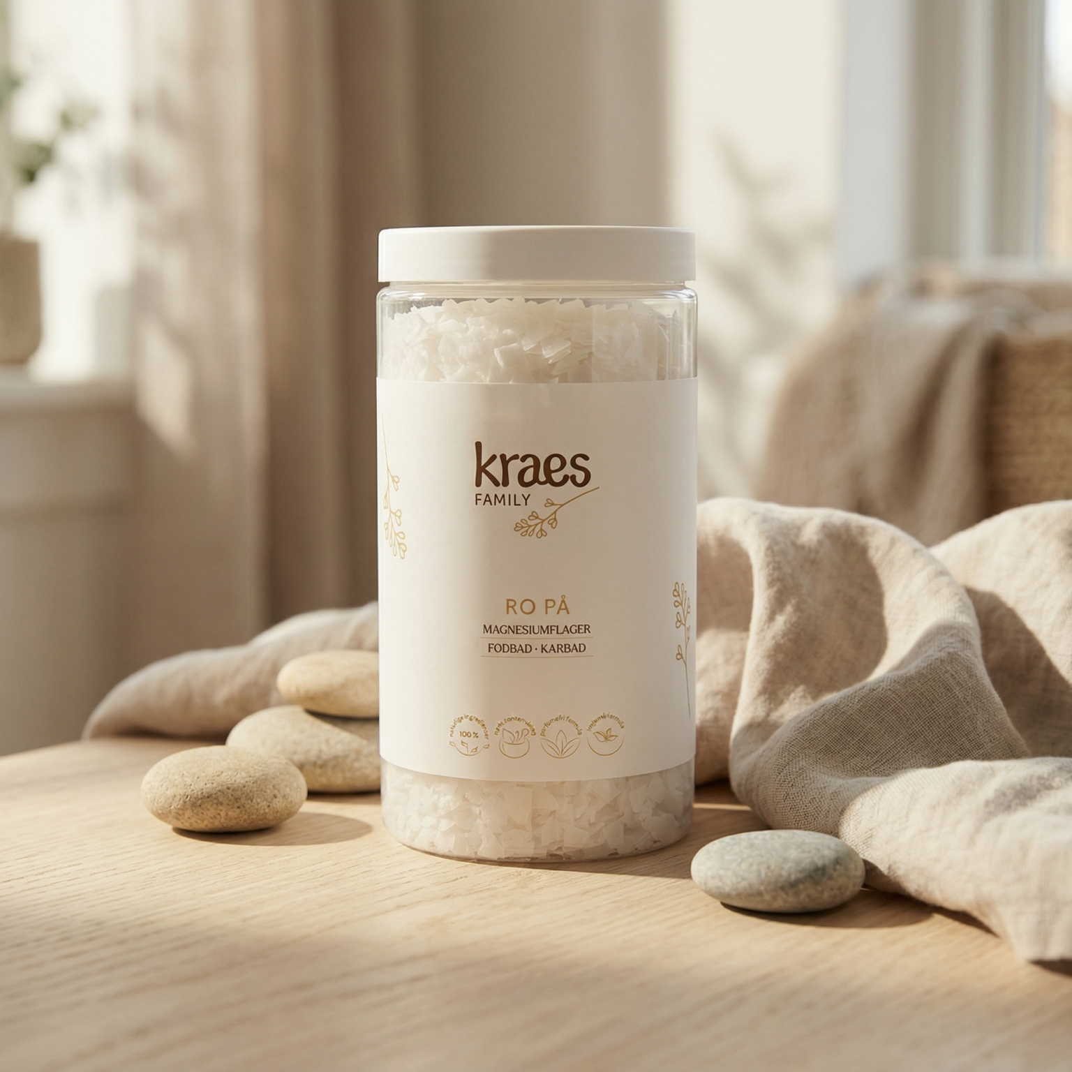 KRAES - Ro på - Magnesium Bad 1100g