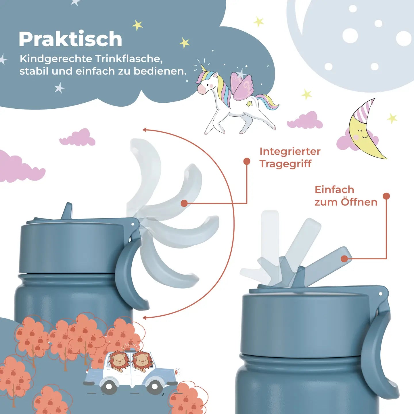 BEARFOOT - Termo drikkeflaske - Gravemaskine