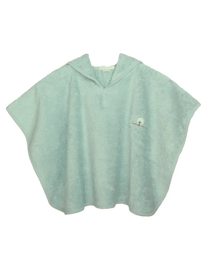 Eveil et Nature - Poncho - Aqua