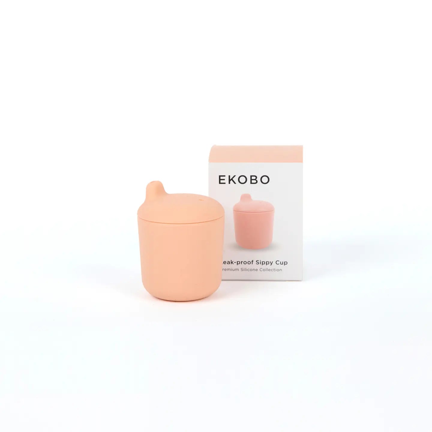 EKOBO - Silikone Baby Sippy Cup - Blush