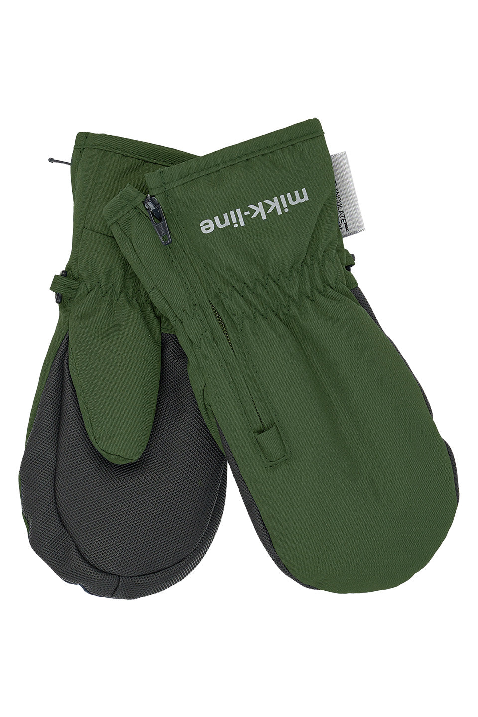 Mikk-Line - Polyester Vanter m. Lynlås - Kombu Green