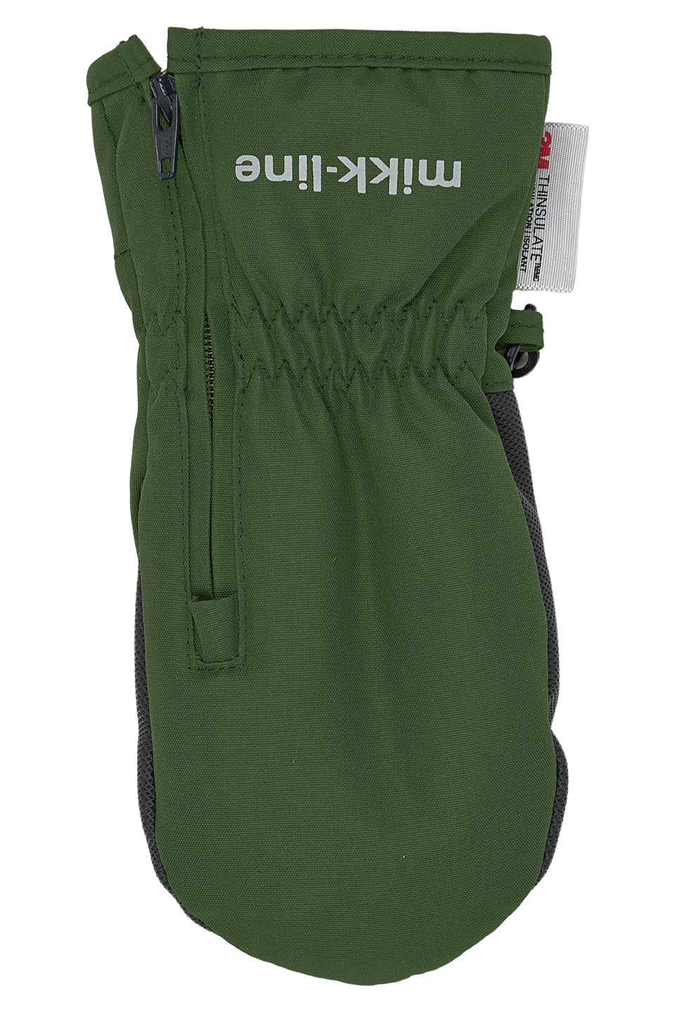 Mikk-Line - Polyester Vanter m. Lynlås - Kombu Green