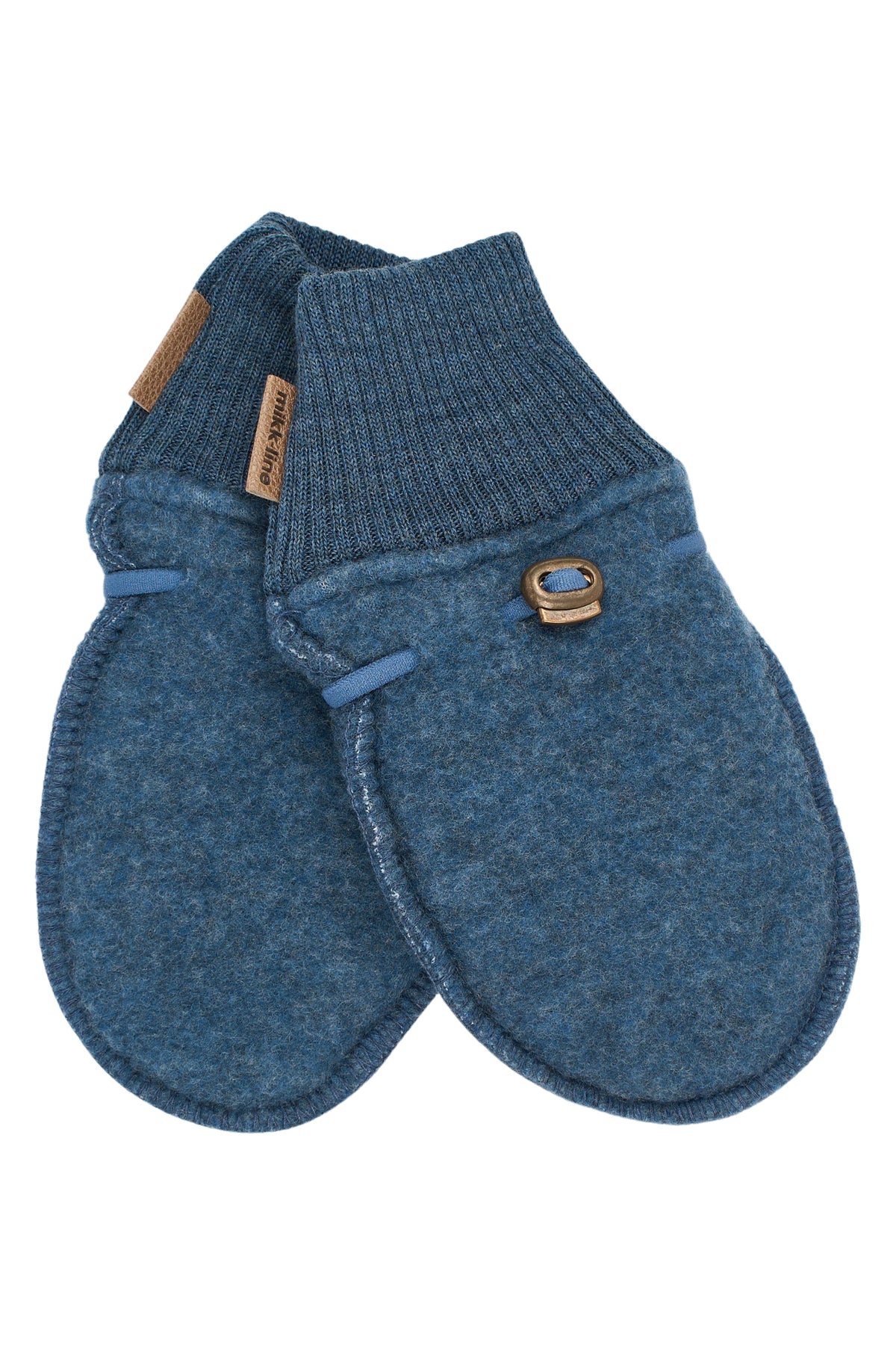 Mikk-Line - Uldvanter - Blue Melange