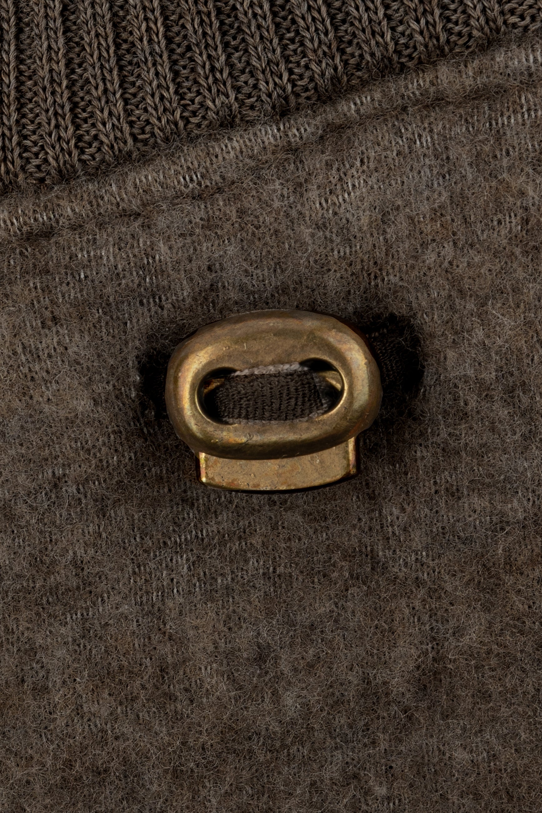 Mikk-Line - Uldvanter - Dark Brown Melange