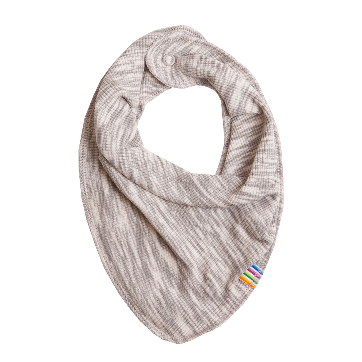 JOHA - Drool Bib - Basic Melange Cotton - Beige