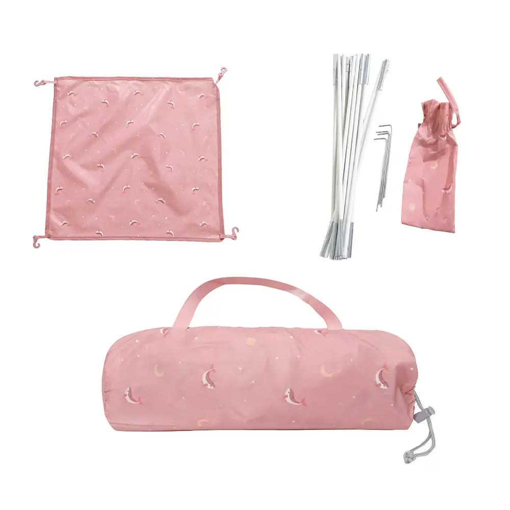 Tutete - Play Tent with Mosquito Net 50+ UPF - Safari Animals