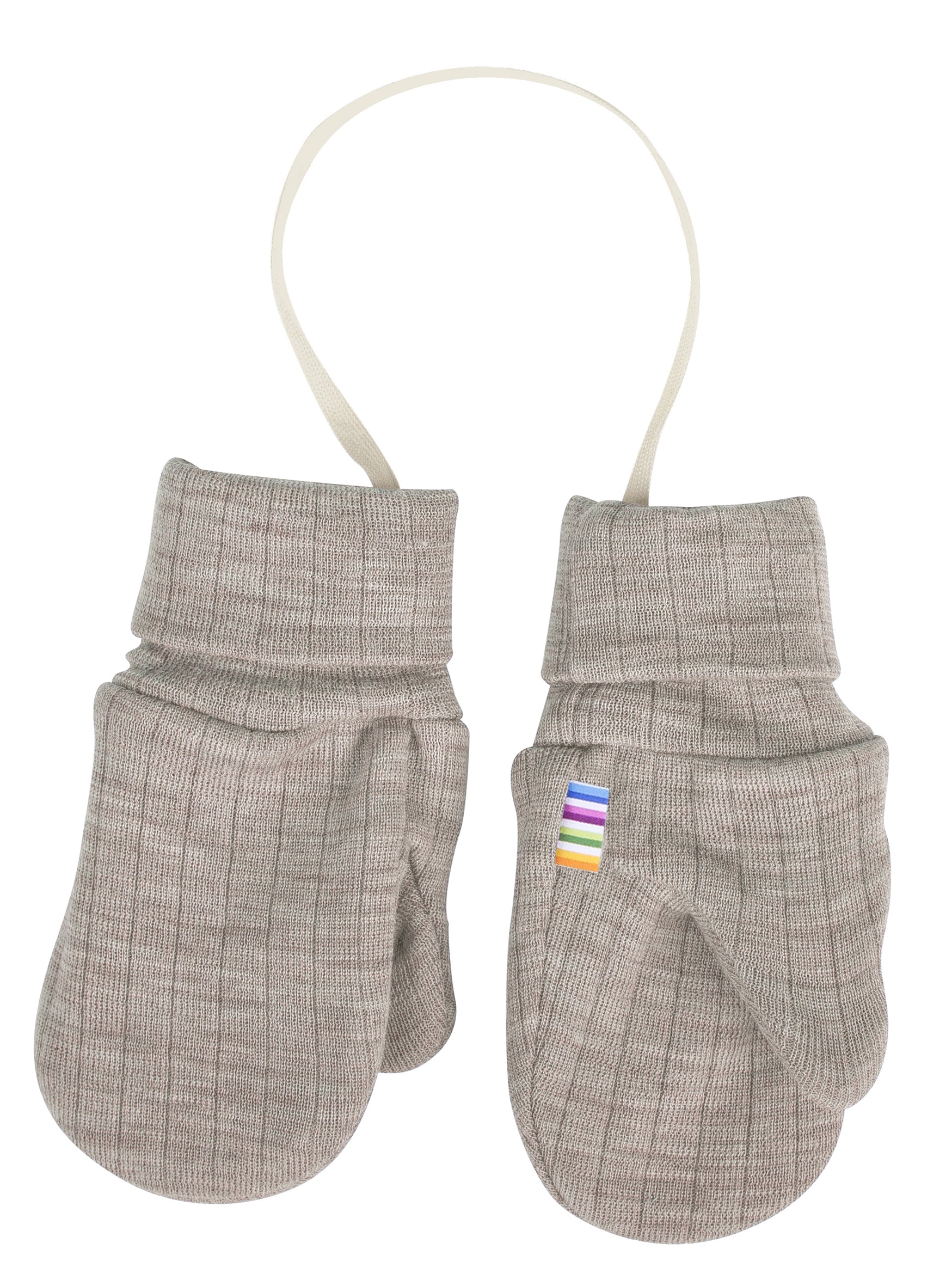 JOHA - Mittens Basic - Sesame melange