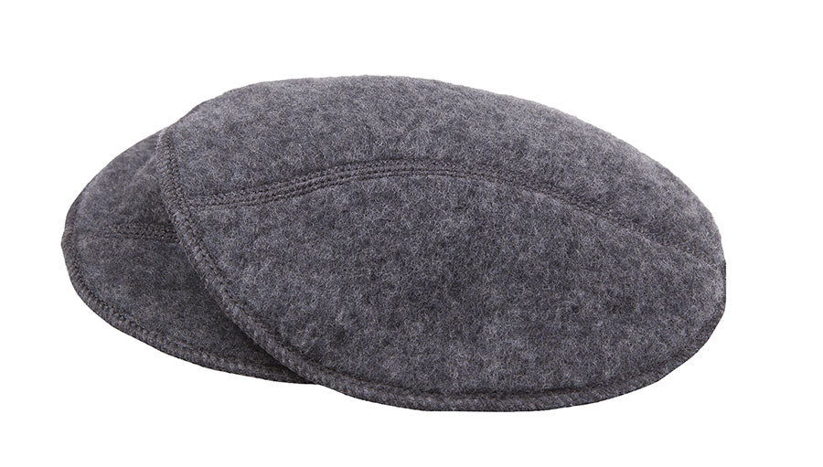 JOHA - Nursing pads in wool - Dark grey melange