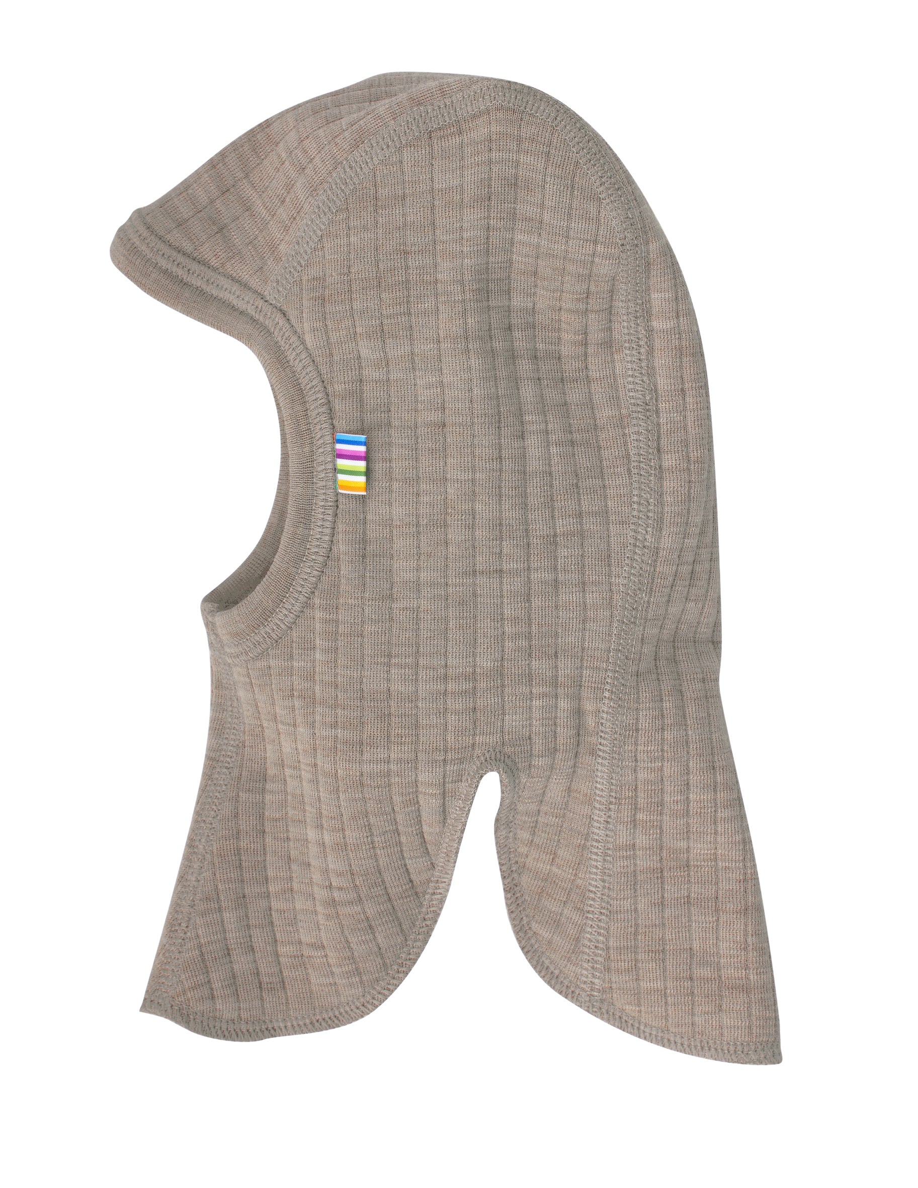 JOHA - Elefanthue dobbelt lag, Uld - Sesame melange