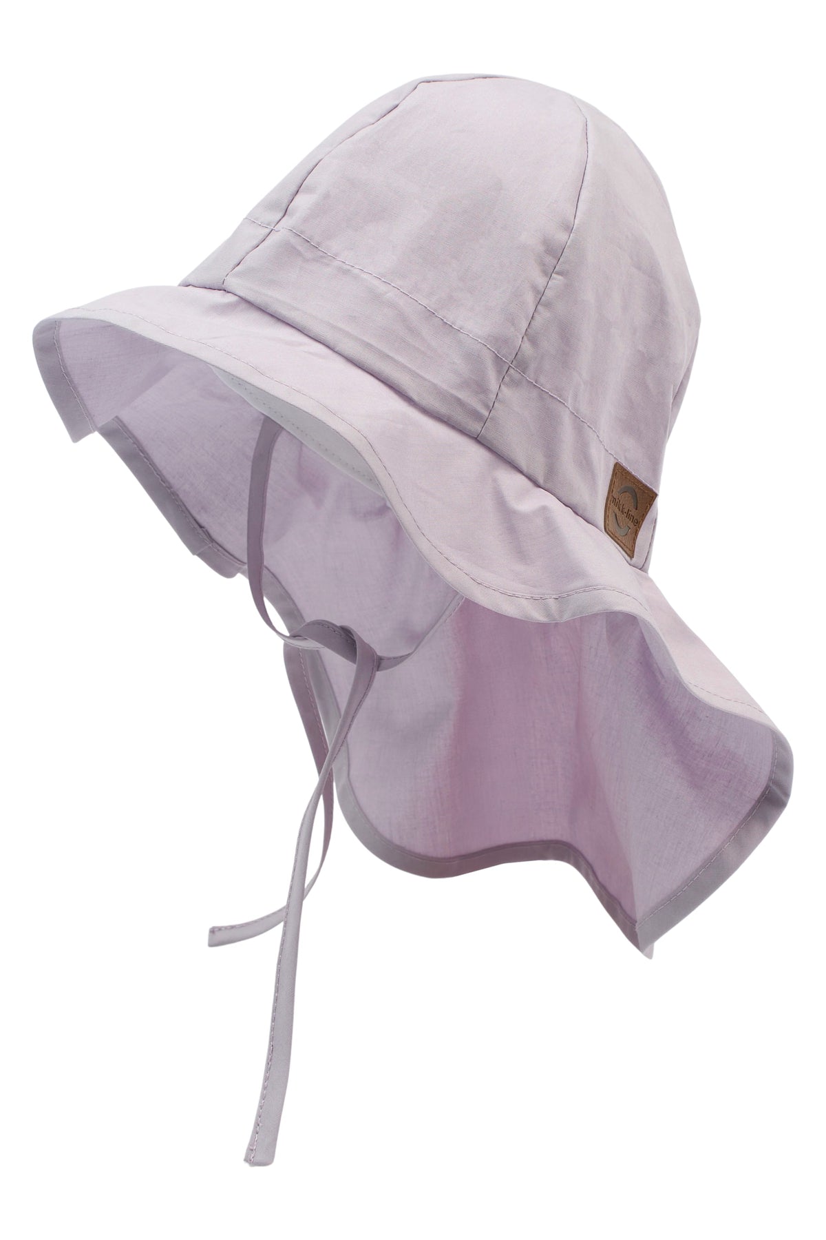 Mikk-Line - Sun hat with long neck flap - Thistle