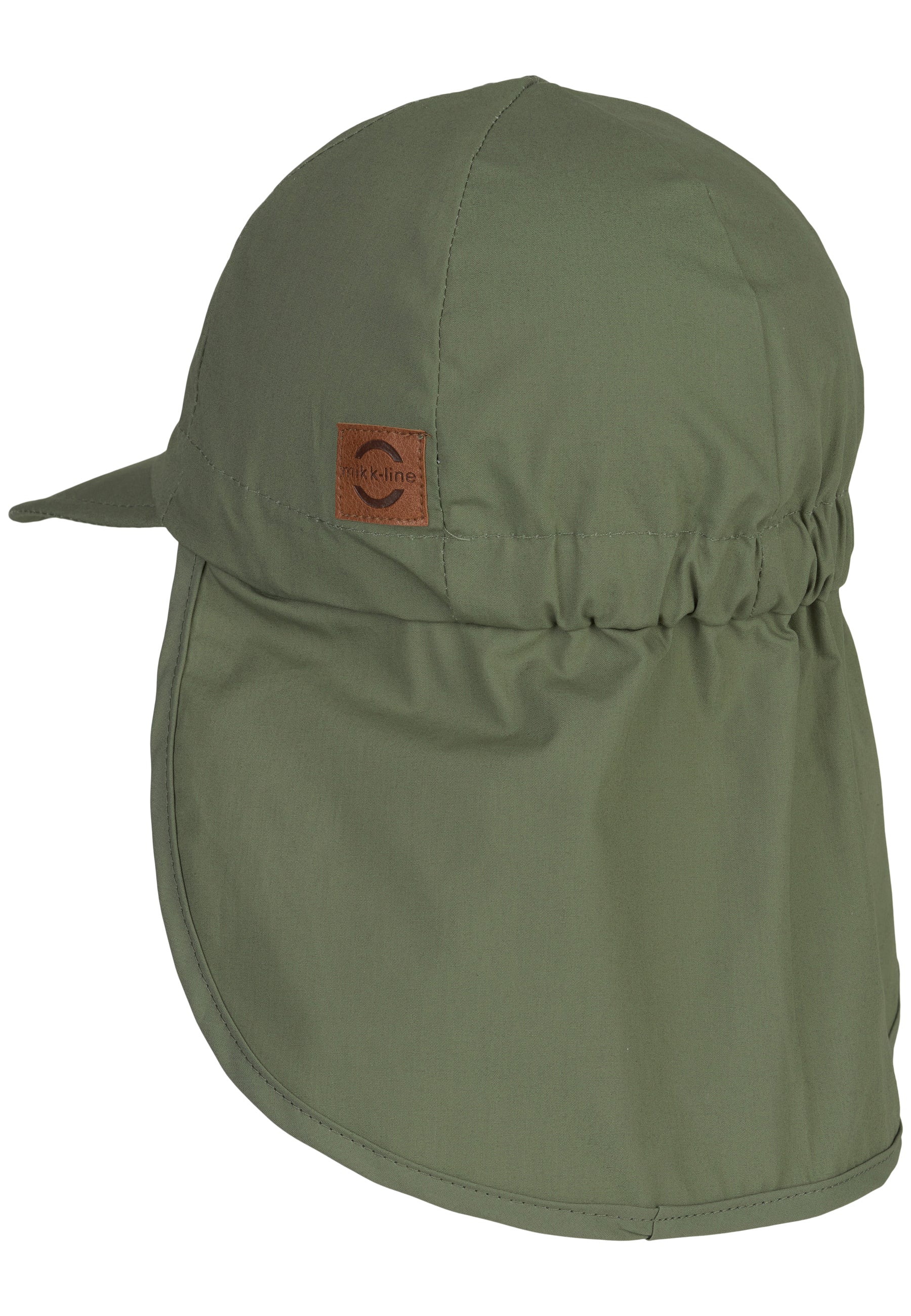 Mikk-Line - Sommerhat m. lang nakke - Dusty Olive