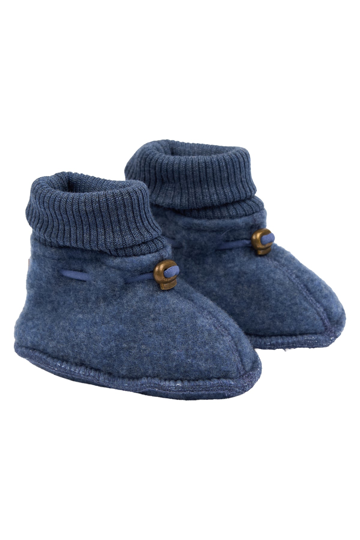 Mikk-Line - Uld Footies - Blue Melange