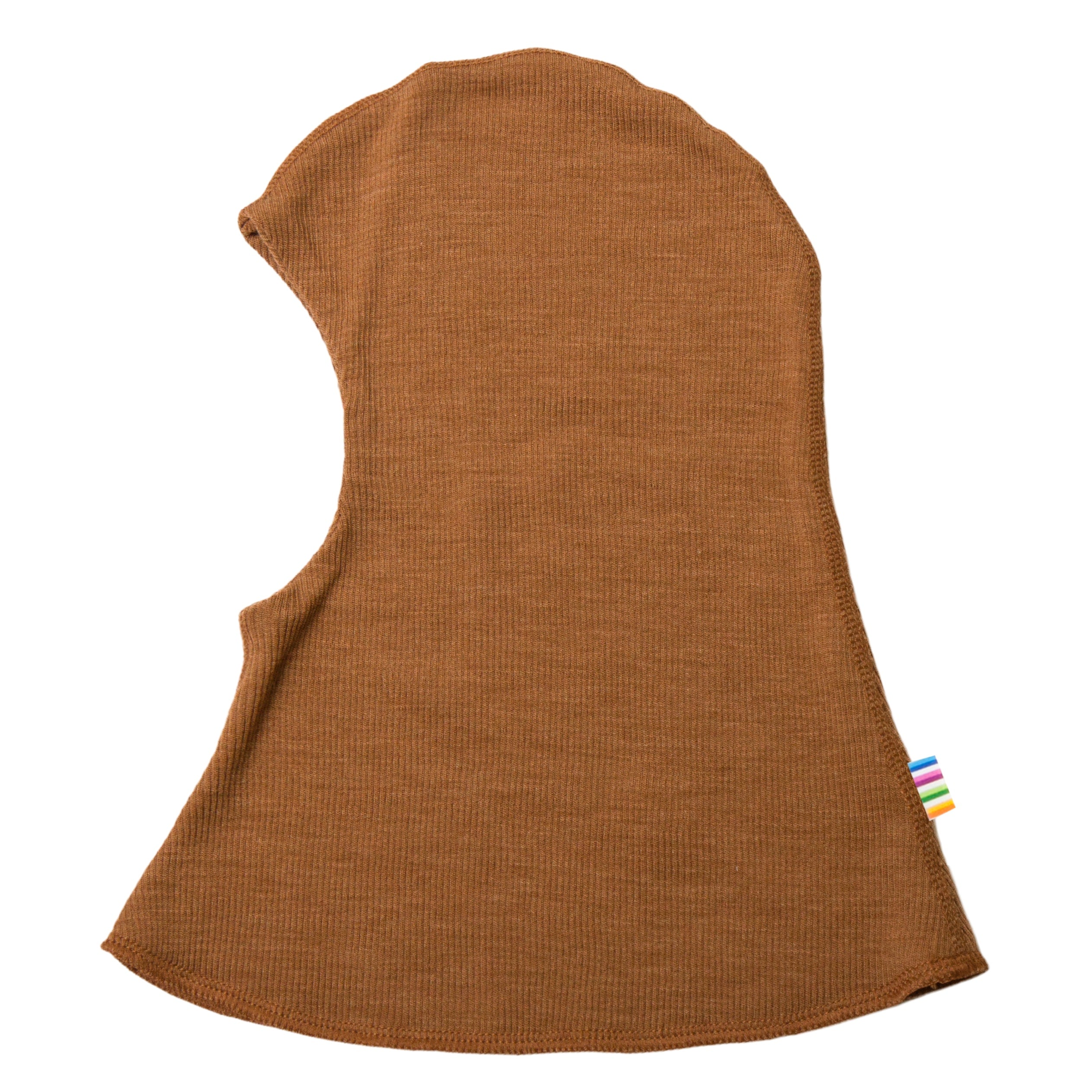 JOHA - Elephant balaclava single layer, Wool/Silk - Dark Copper