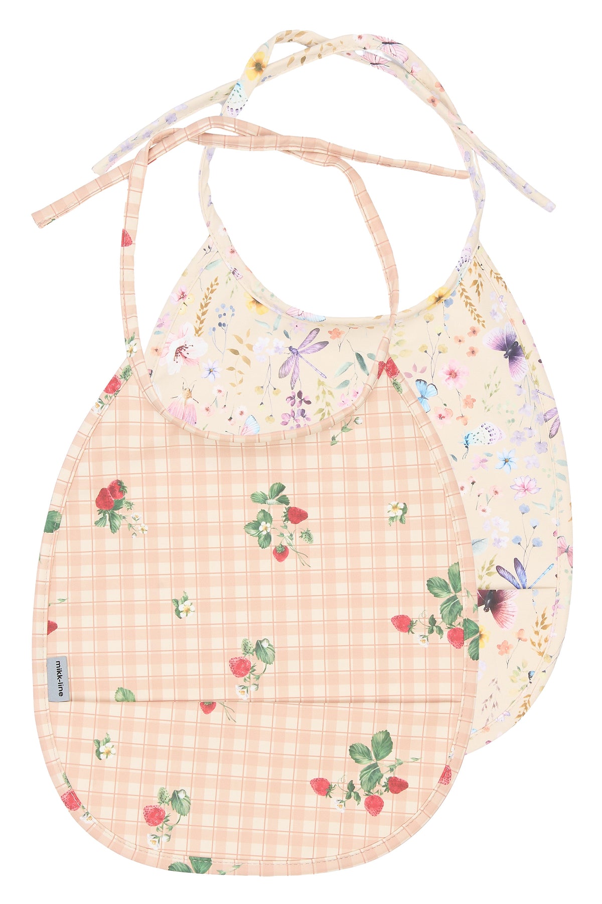 Mikk-Line - hagesmæk 2 pak - Butterfly/Strawberry