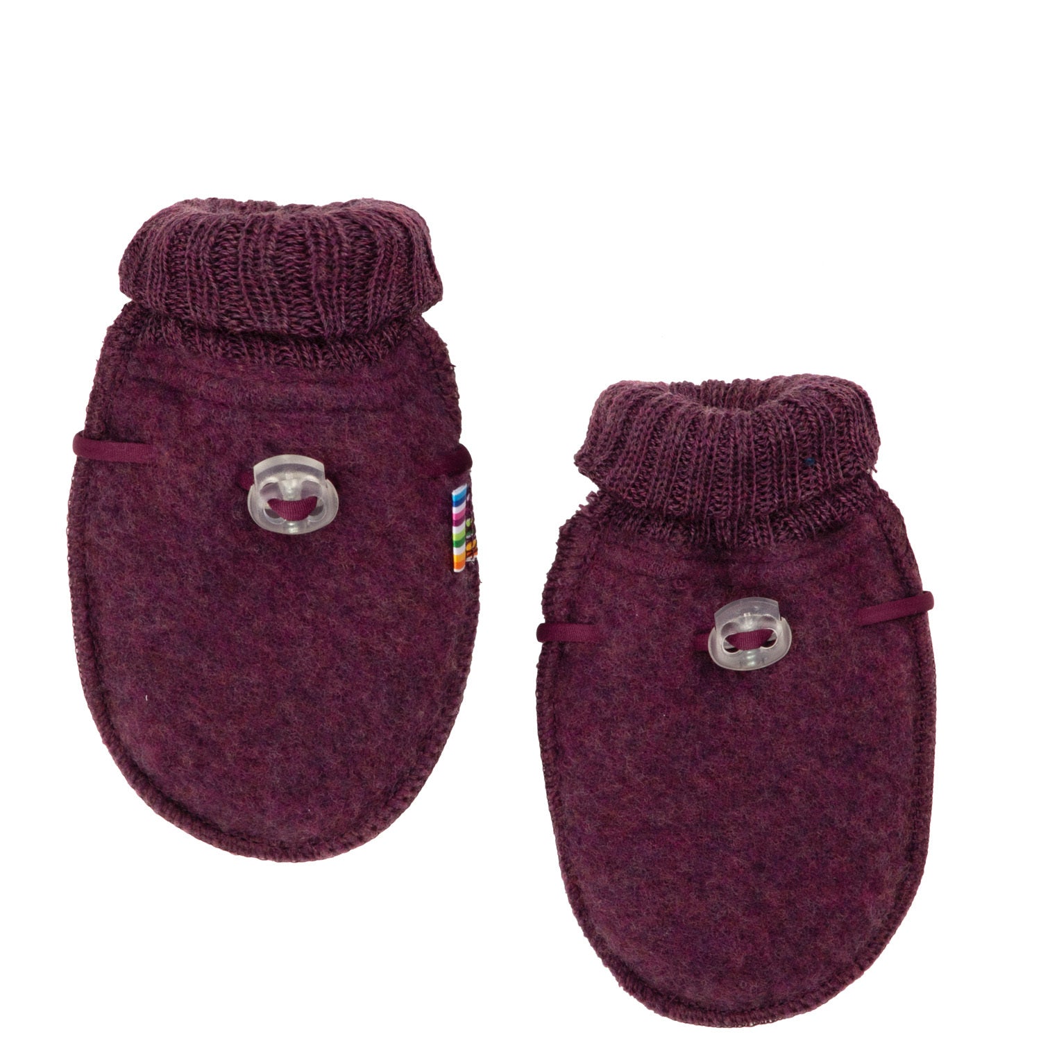JOHA - Mittens Wool - Plum