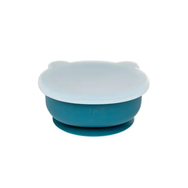 Soina- Aydan silicone bowl with lid - Night blue