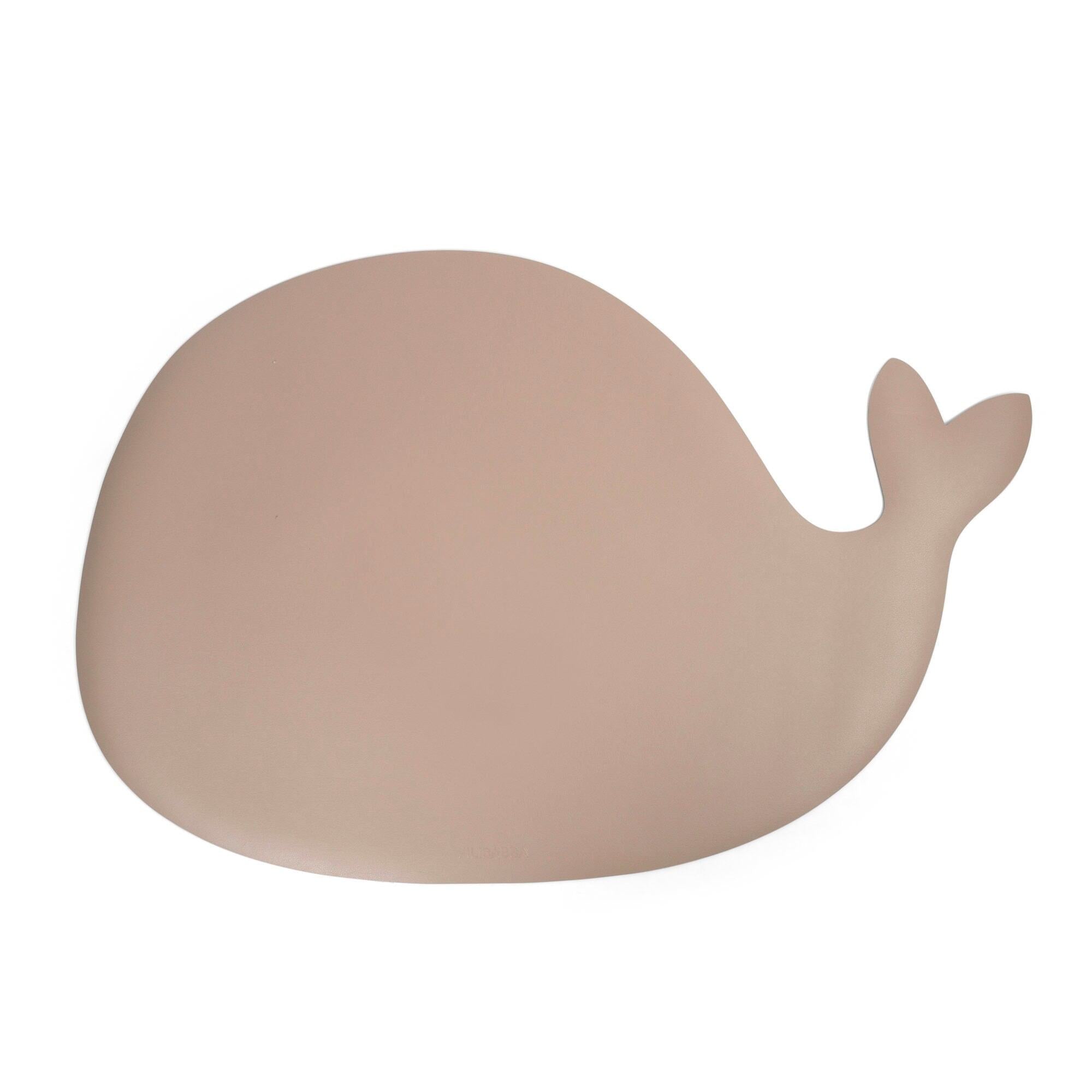 FILIBABBA - Non-slip chair mat - Christian the Whale - Warm blue