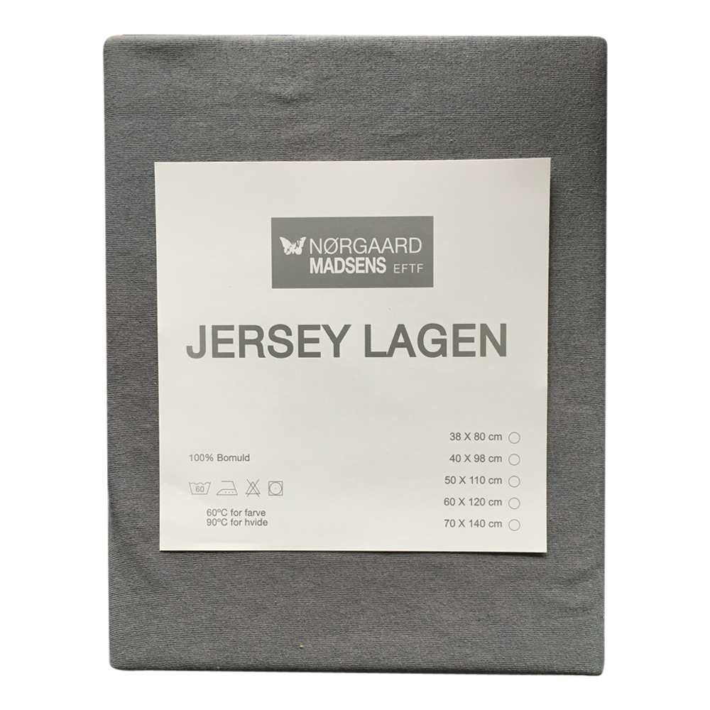 Nørgaard Madsen - Jersey Fitted Sheet - Grey
