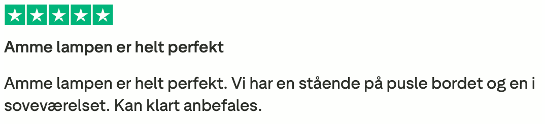 AlLuKo - Ammelampe / natlampe med touch - Ledningsfri - Varm hvid