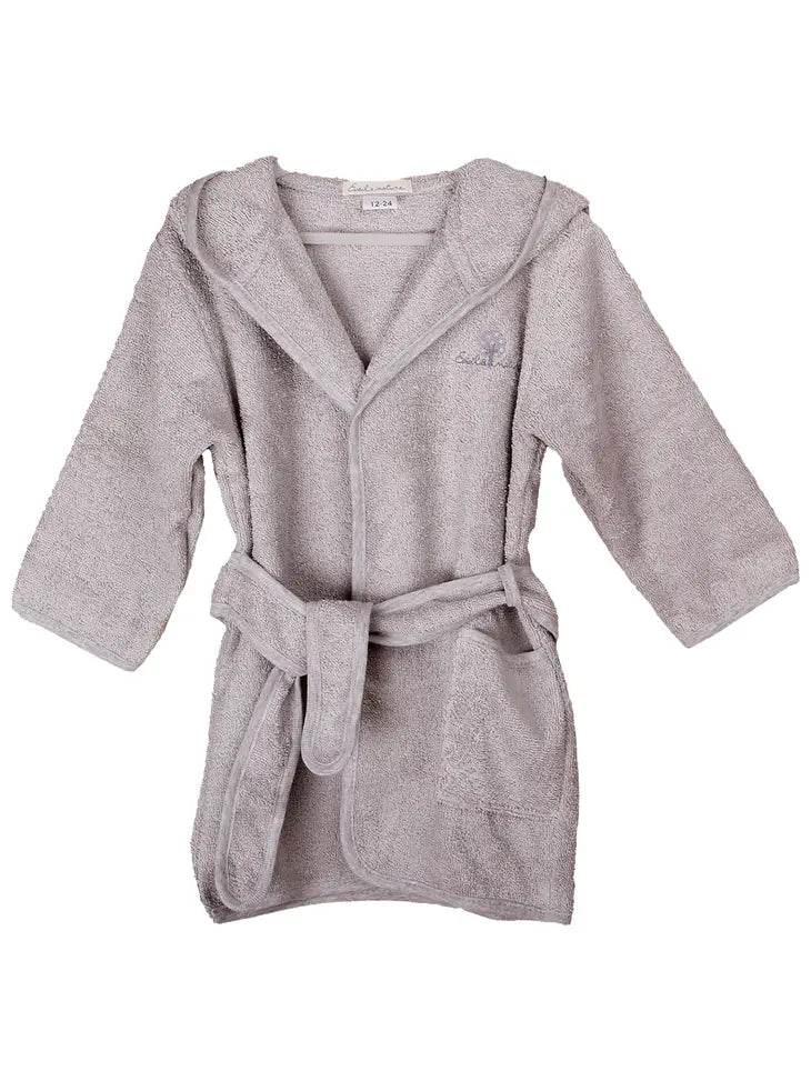 Eveil et Nature - Bathrobe - Grey