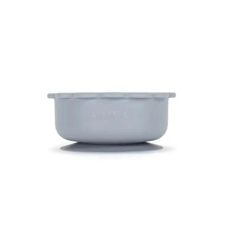 Soina- Eden Silicone Bowl with Suction Cup - Pearl Gray